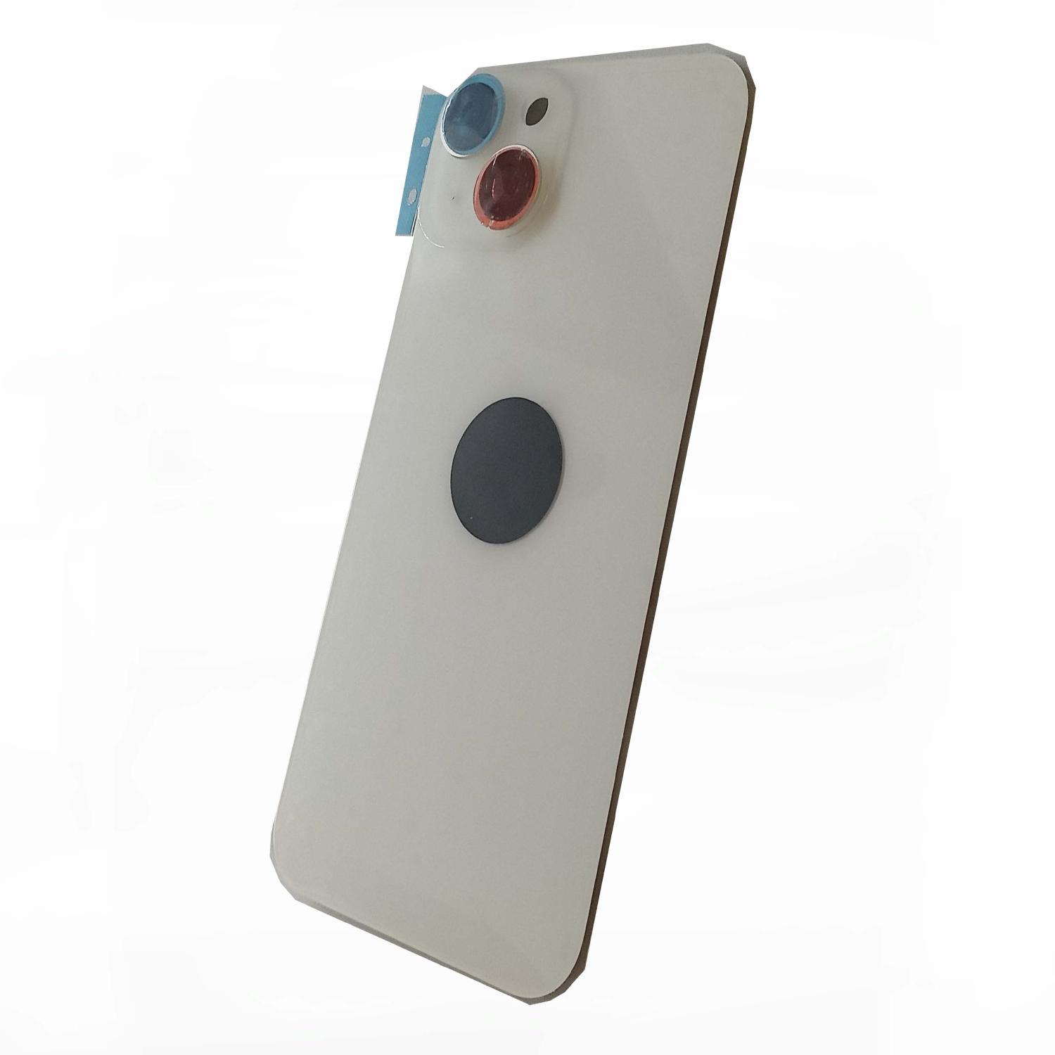 Задняя крышка для iPhone 14 (A2883) в сборе со стеклом камеры белый