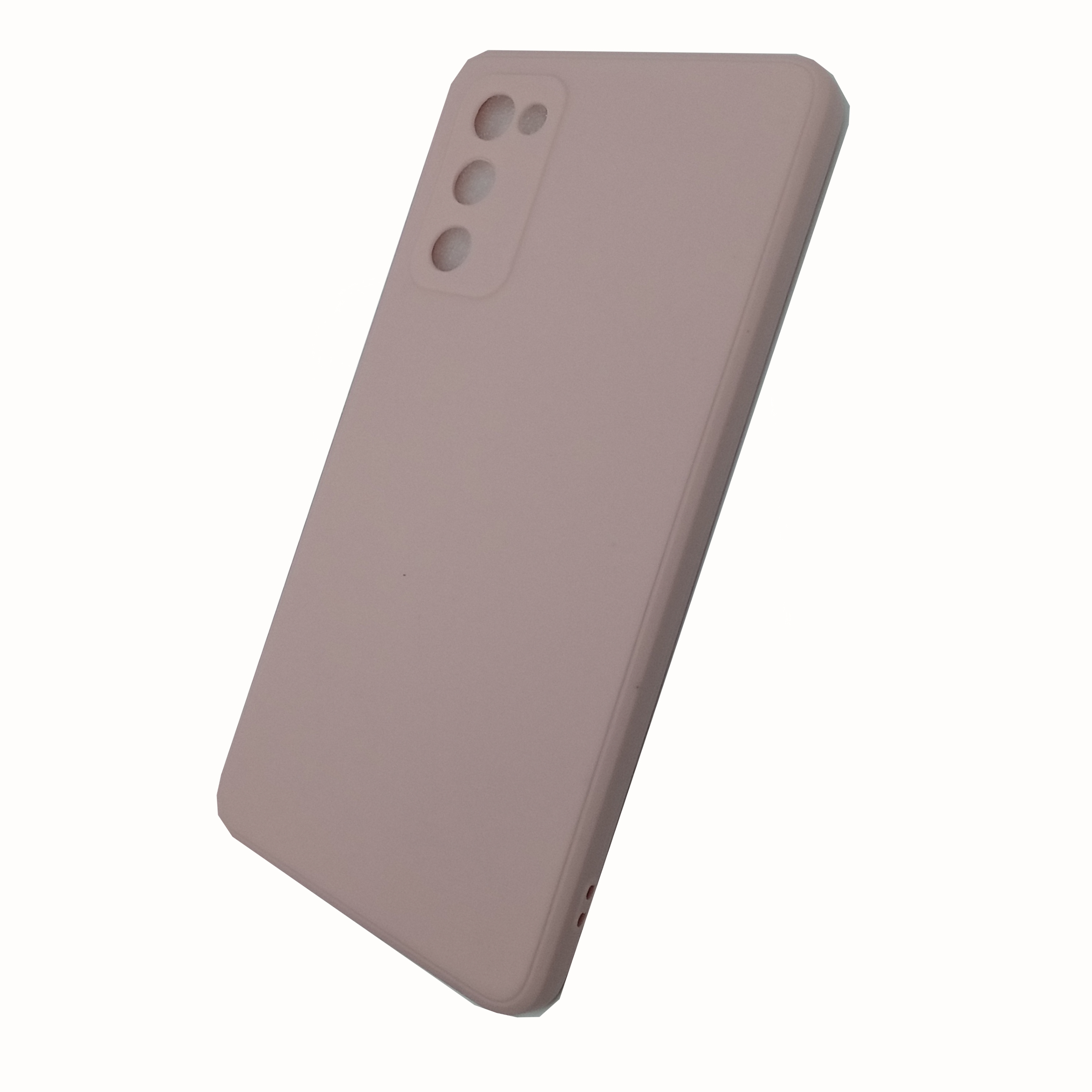Чехол телефона Samsung  G780F Galaxy S20 FE (силикон с защитой камеры) розовый