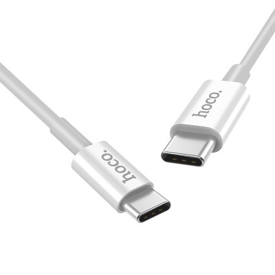 Кабель USB Type-C - USB Type-C HOCO X23, 3A (белый) 1м