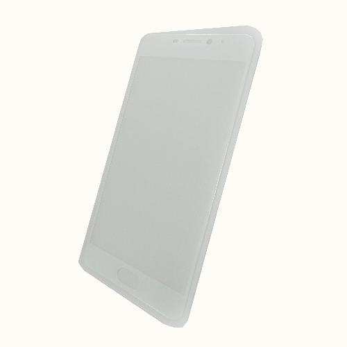 Защитное стекло телефона Meizu M5 Note 2.5D Full (тех упак) белое