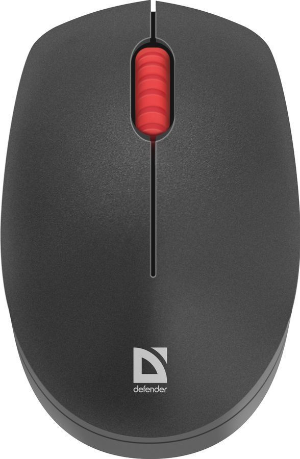 Беспроводная мышь Defender Tiana MB-055  (черный) (5кн+кол/кн), USB, 3D, бесш. кн