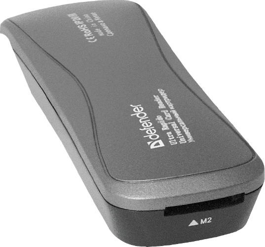 Считыватель карт памяти USB2.0 Defender Ultra  Rapido, box-100 83261