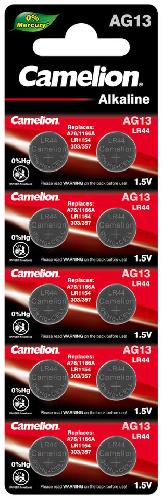 Батарейка Camelion AG13/357/SR44W/LR44/A76/GP76A (10-BL) цена за 1 шт