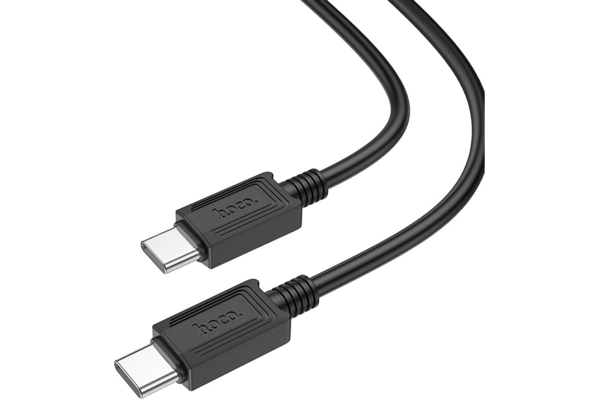 Кабель USB Type-C - USB Type-C HOCO X73 PD60W (черный) 1м