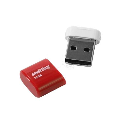 Flash USB2.0 32Gb Smart Buy LARA красный