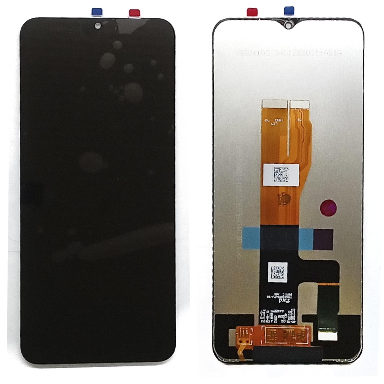Модуль телефона Realme C33/C30/Narzo 50i Prime (40+30 pin) (дисплей + тачскрин) черный оригинал