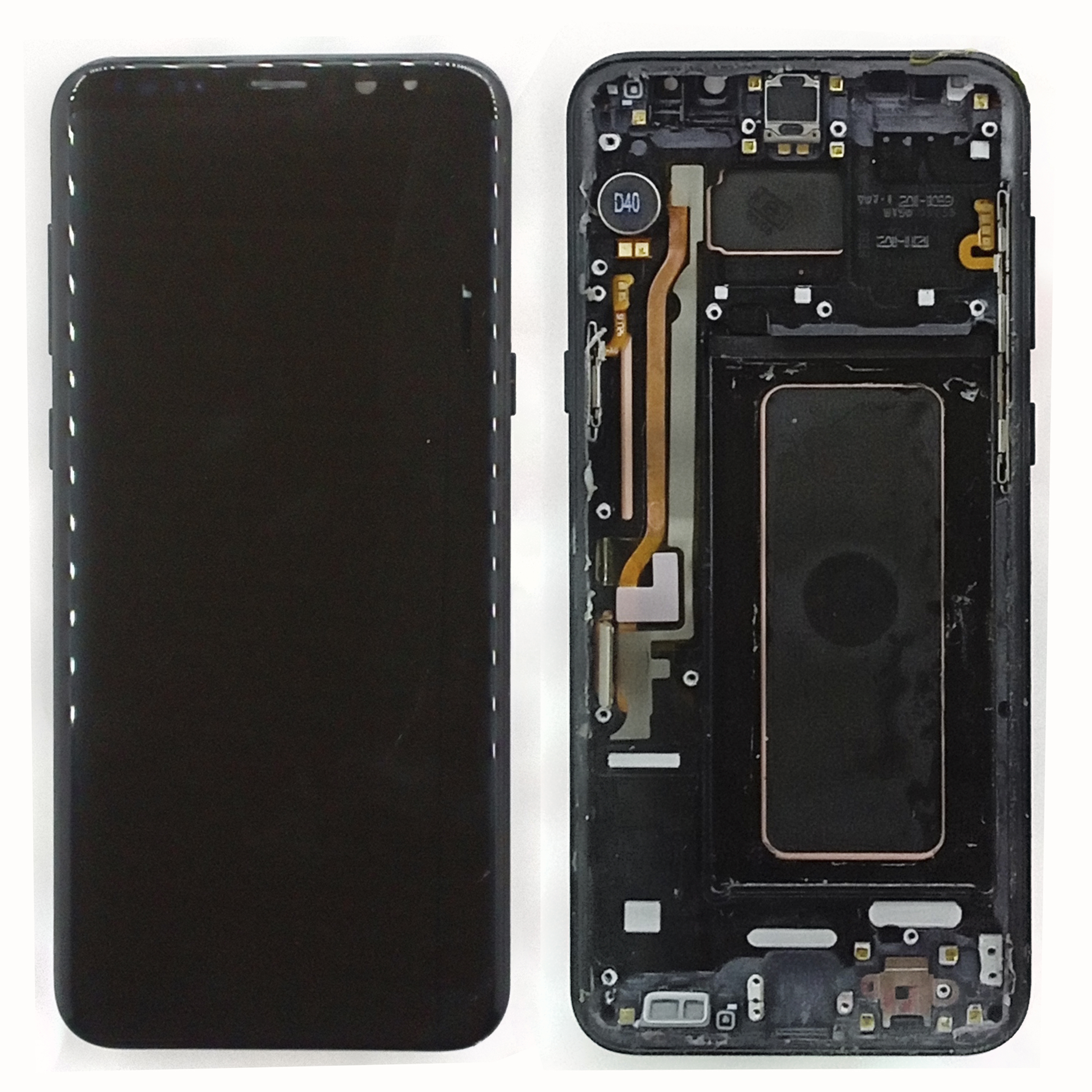 Модуль телефона Samsung G955F Galaxy S8 Plus (дисплей+тачскрин) с рамкой ориг черный б/у