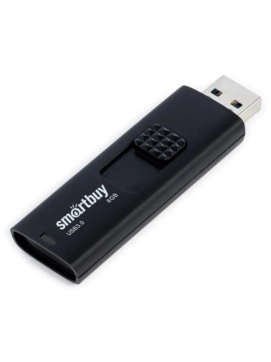 Flash USB 3.0 SmartBuy 8GB Fashion Black (SB008GB3FSK)