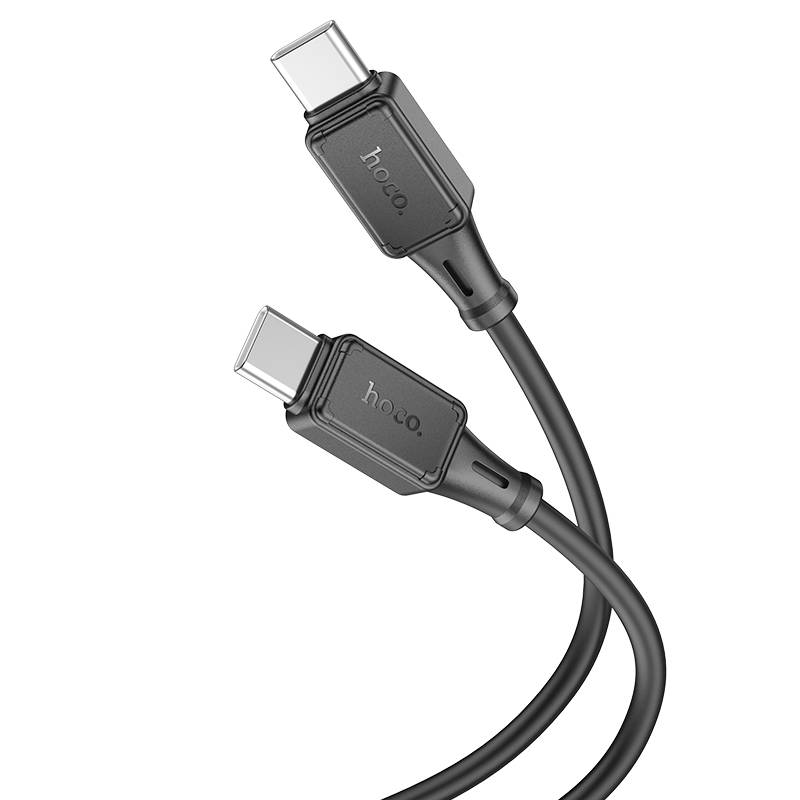 Кабель USB Type-C - USB Type-C HOCO X101 PD60W (черный) 1м
