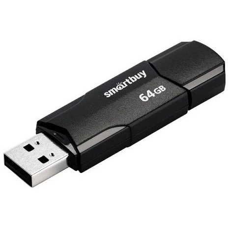 USB Flash SmartBuy CLUE 64GB черный, SB64GBCLU-K