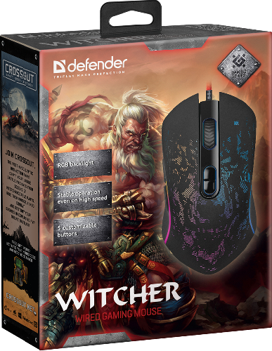 Проводная игровая мышь Defender Witcher GM-990