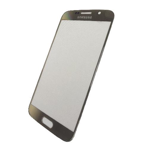 Стекло Samsung G920F Galaxy S6 золотое