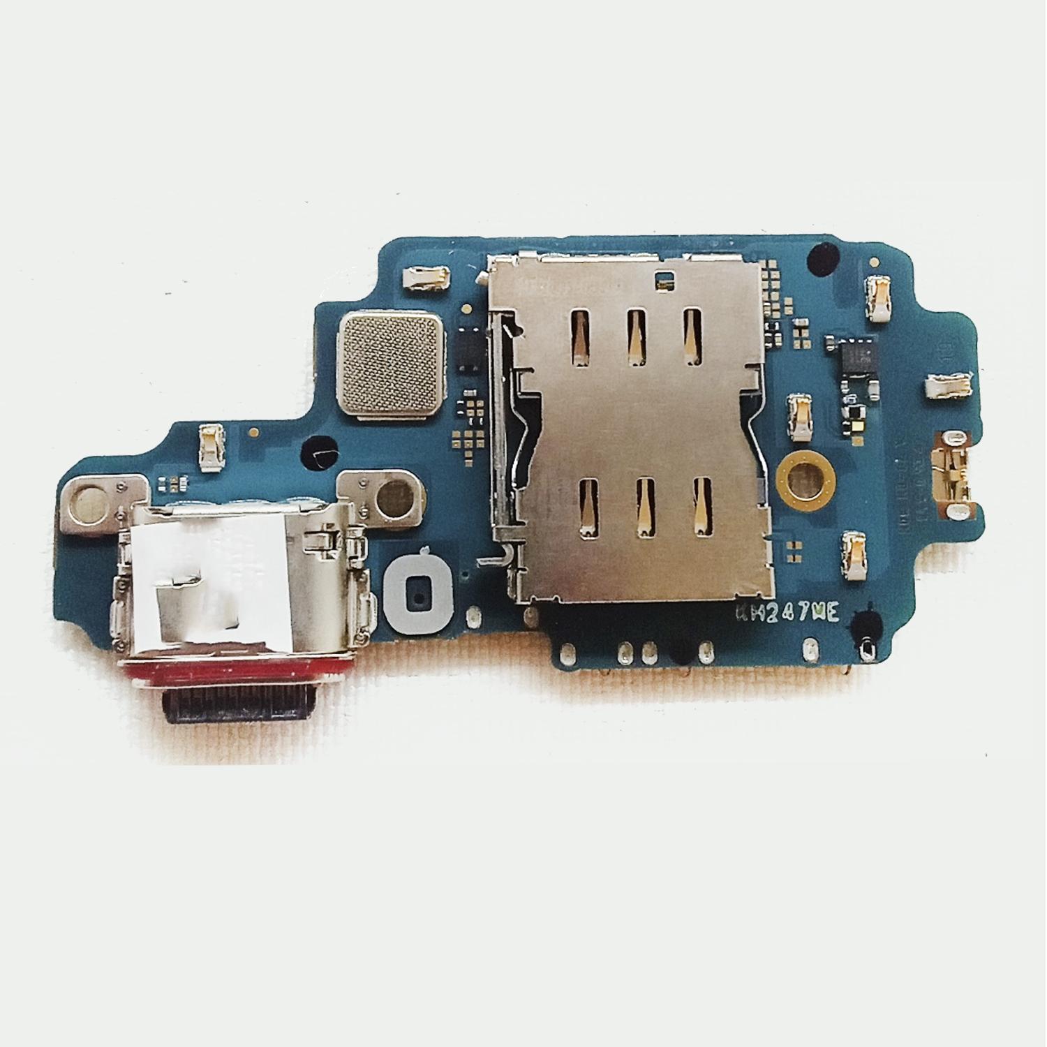 Шлейф Samsung S908F (S22 Ultra) (плата) SP на системный разъем/разъем SIM/микрофон