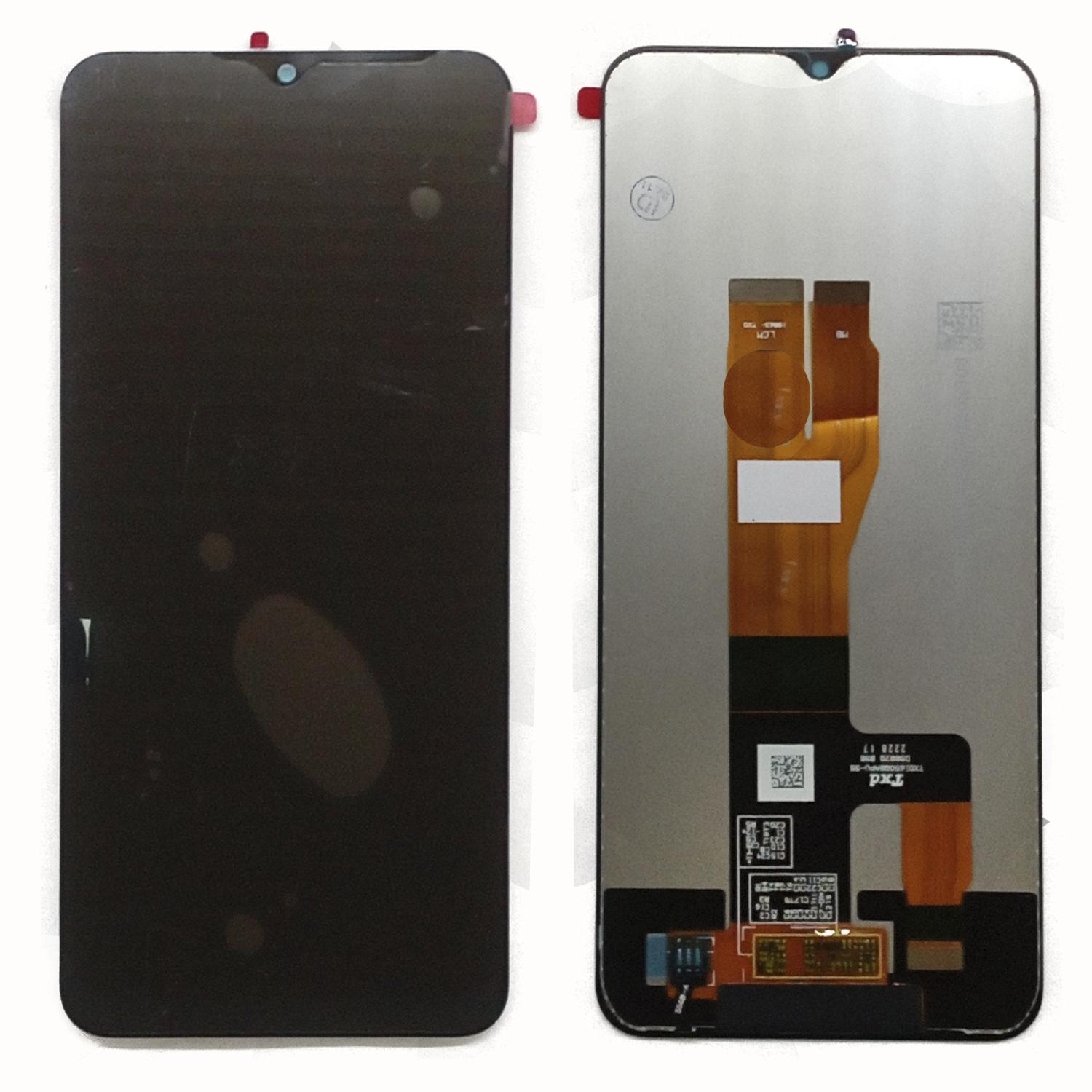 Модуль телефона Realme C30/C30S/C33 RMX3624/Narzo 50i Prime (дисплей+тачскрин) черный оригинал