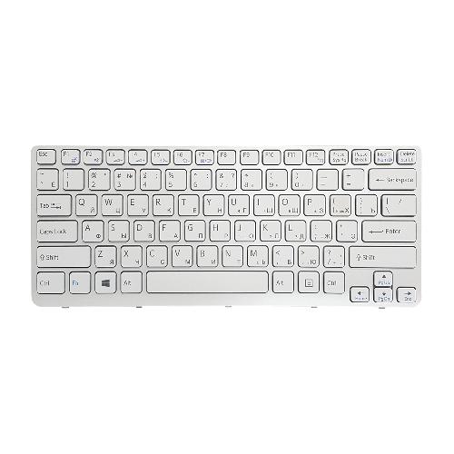 Клавиатура ноутбука Sony SVE14 11 (русская.) белая