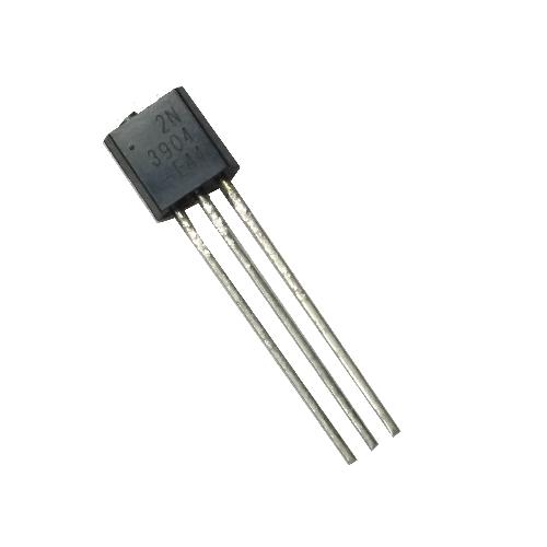 Транзистор 2N3904 NPN 40В 0.2А 0.35Вт [TO92]