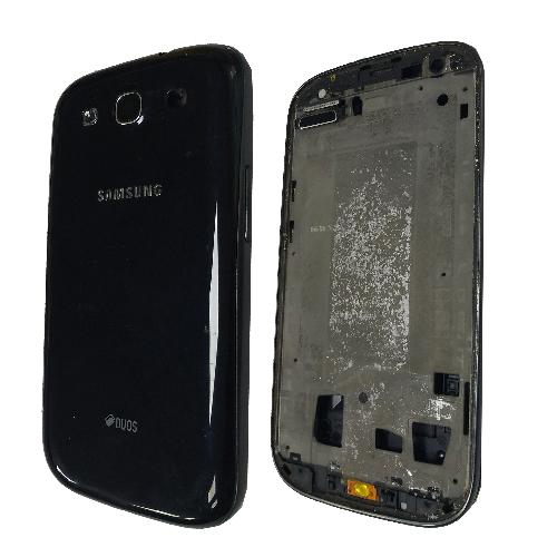 Корпус телефона Samsung i9300 Galaxy S III  черный б\у