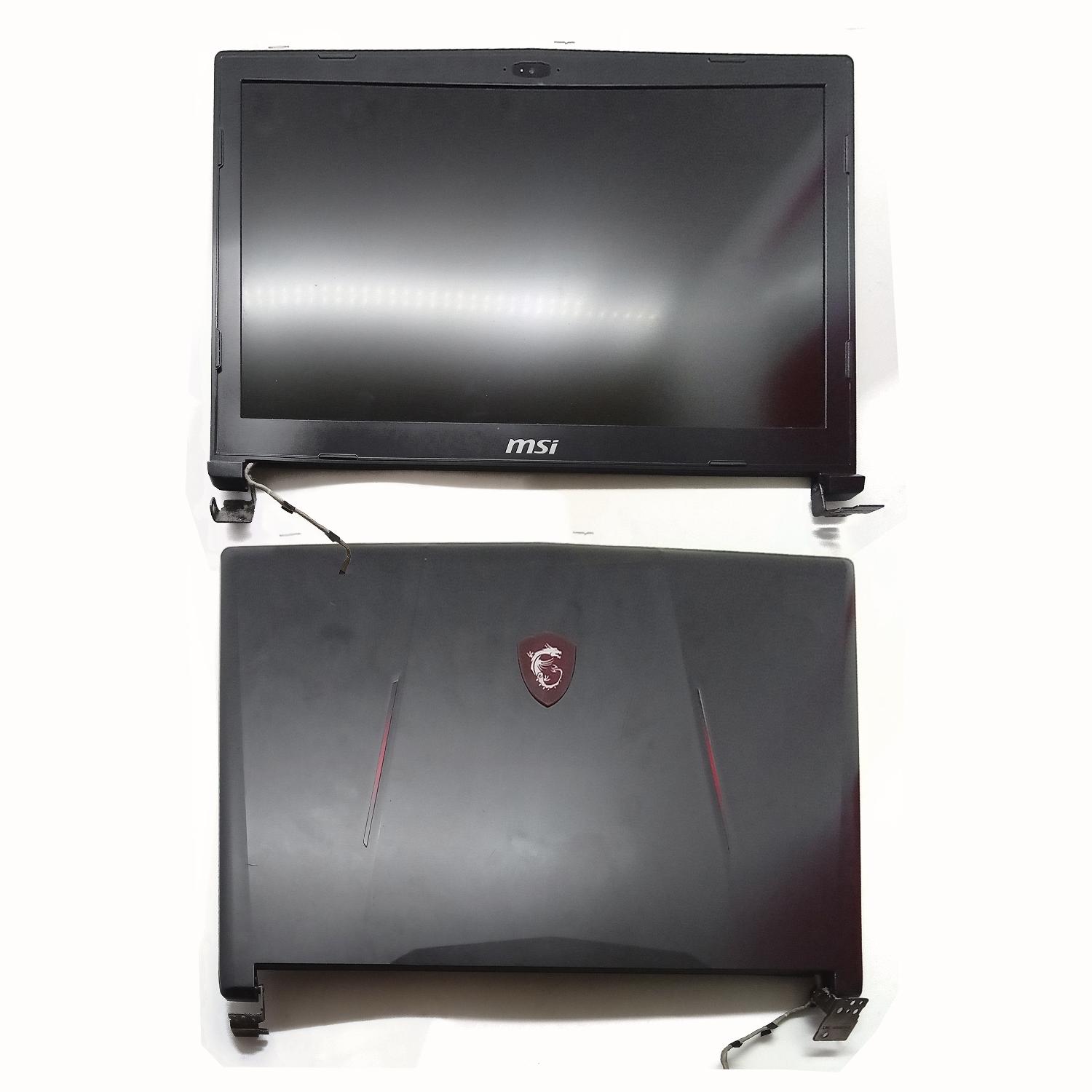 Крышка матрицы в сборе MSI GL63 8RCS (MS-16P8) (матрица, дет корп A,B шлейф матрицы,петли крепл) б/у