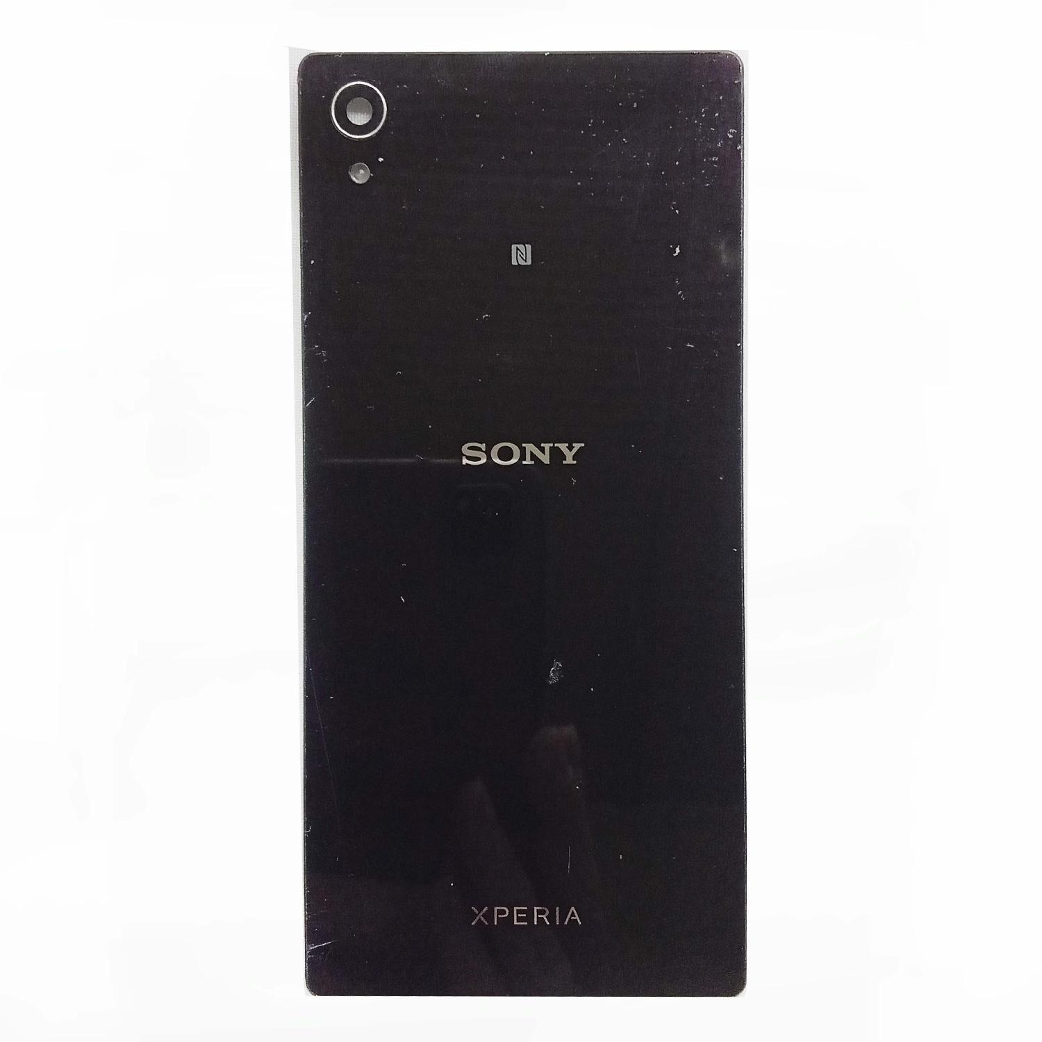 Задняя крышка телефона Sony M4 AQUA E2303 черная оригинал б/у