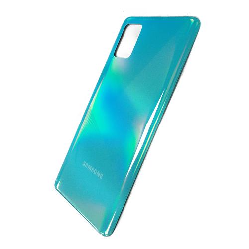 Задняя крышка телефона Samsung A515 Galaxy A51 голубая