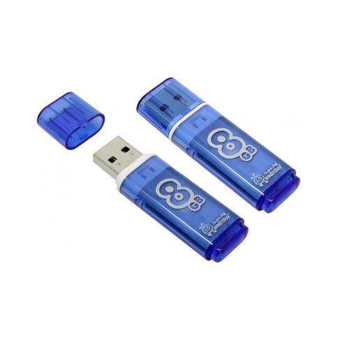 Flash USB 8Gb SmartBuy Glossy синий
