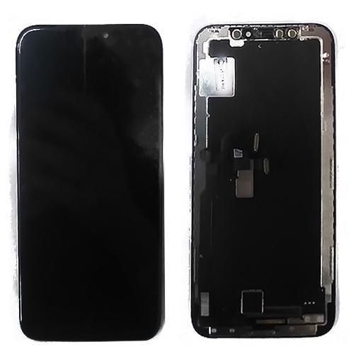 Модуль телефона iPhone X  (дисплей+тачскрин) оригинал 100% замененное стекло черный