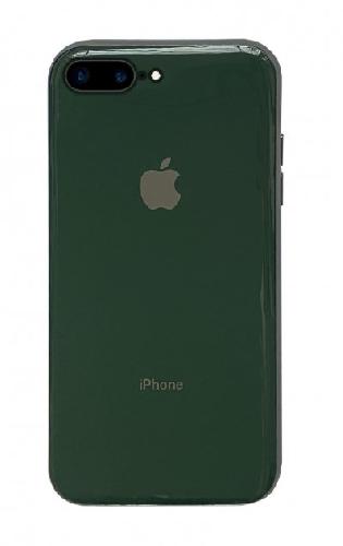 Чехол телефона iPhone 7 Plus/8 Plus матовый темно-зеленый