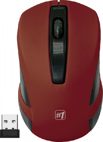 Беспроводная мышь Defender MM-605 R (красный) (2кн+кол/кн), USB