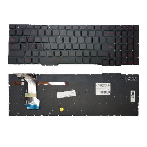 Клавиатура ноутбука Asus ROG GL553VVV черная с подсветкой