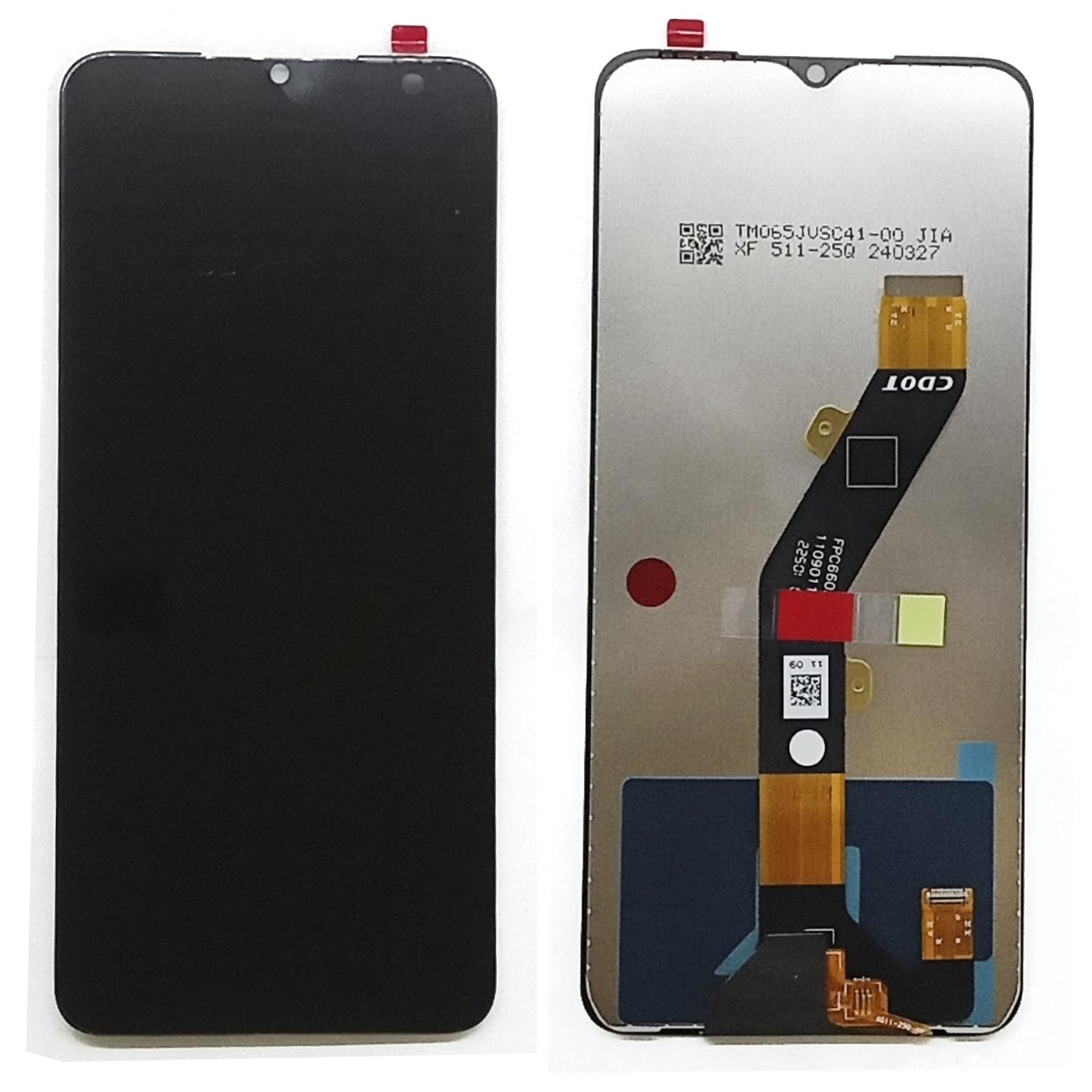 Модуль телефона Tecno Spark 10C/10 4G (дисплей+тачскрин) оригинал черный