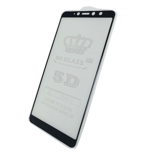 Защитное стекло телефона Xiaomi Redmi S2 Full (тех упак) черное