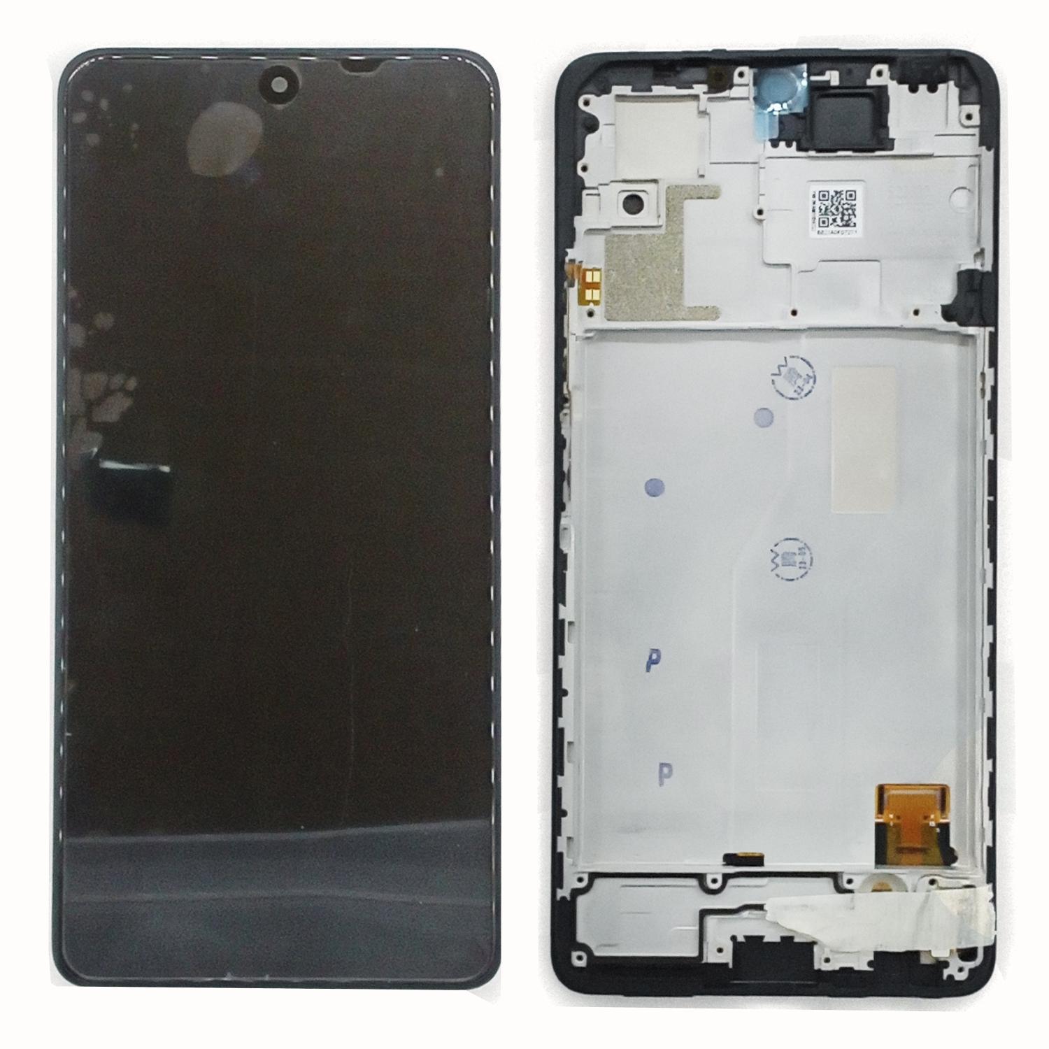 Модуль телефона Xiaomi redmi Note 10 Pro (дисплей+тачскрин) на раме оригинал черный