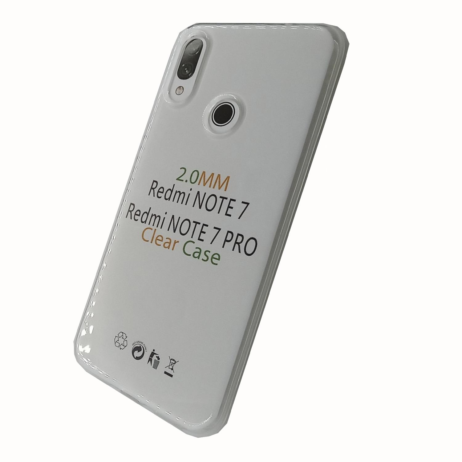 Чехол телефона Xiaomi Redmi Note 7/Note 7 Pro/Note 7S силикон 2mm