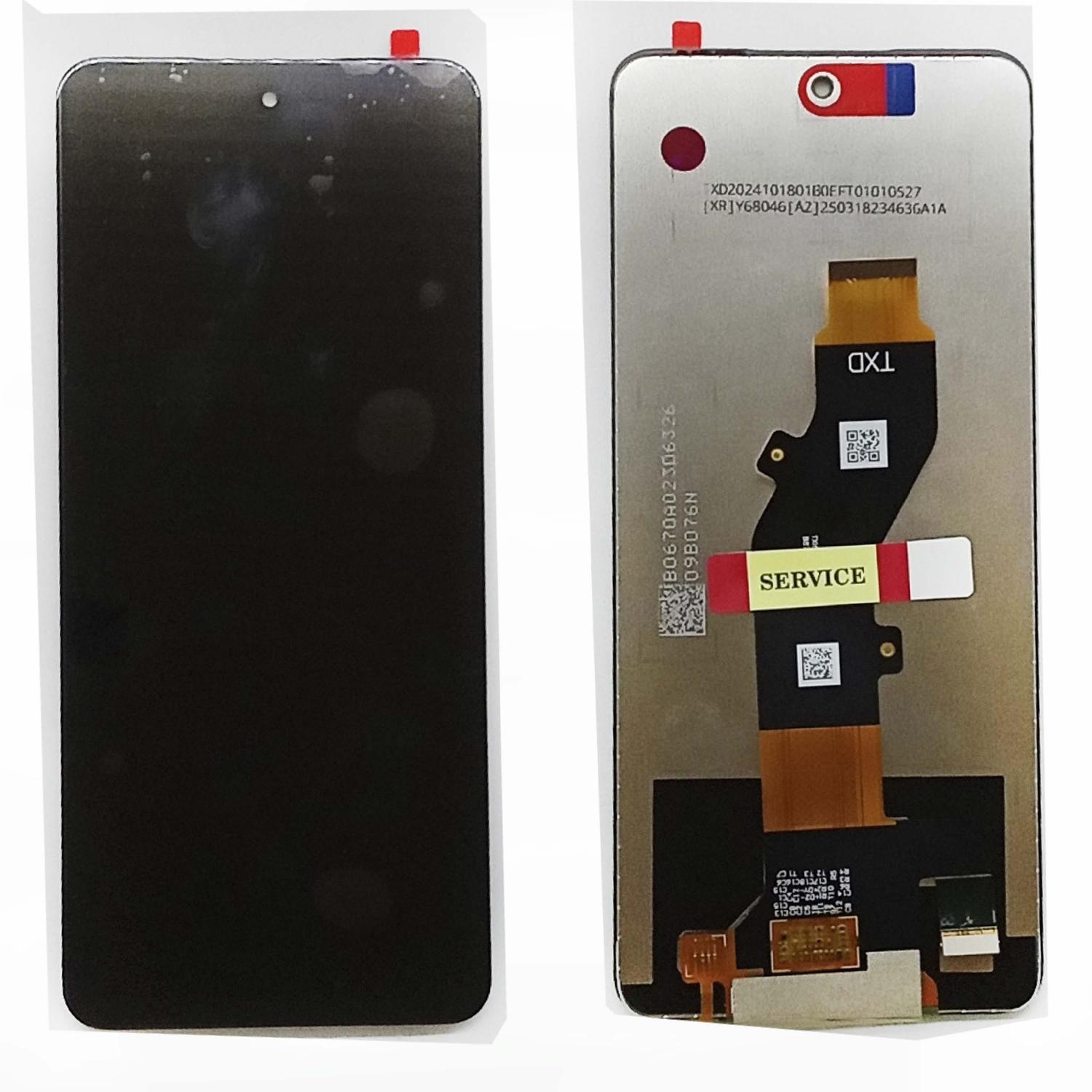 Модуль телефона Infinix Hot 50 4G (дисплей+тачскрин) черный оригинал