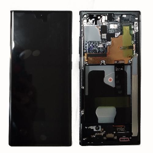 Модуль телефона Samsung N985F Galaxy Note 20 Ultra 5G (дисплей+тачскрин) с рамкой оригинал черный