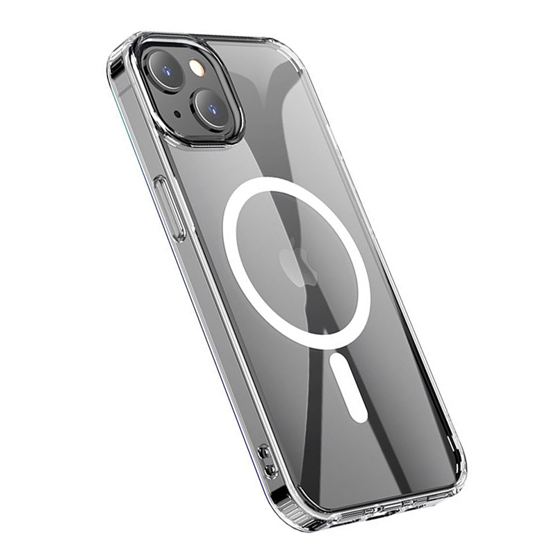 Чехол iPhone 15 HOCO Magnetic series (прозрачный)