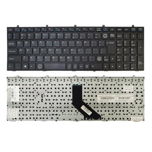 Клавиатура ноутбука DNS 0170720, DEXP H109,Clevo W370ET W370SK W350 W670 W670SJQ (б.каретка)