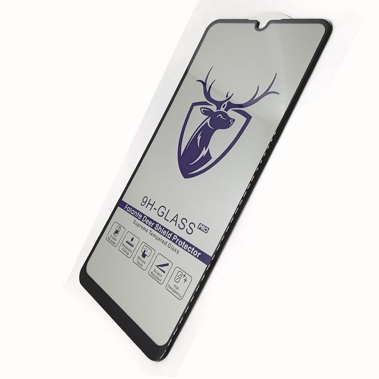 Защитное стекло Honor 9A/Play 9A/Huawei Y6p Премиум черное