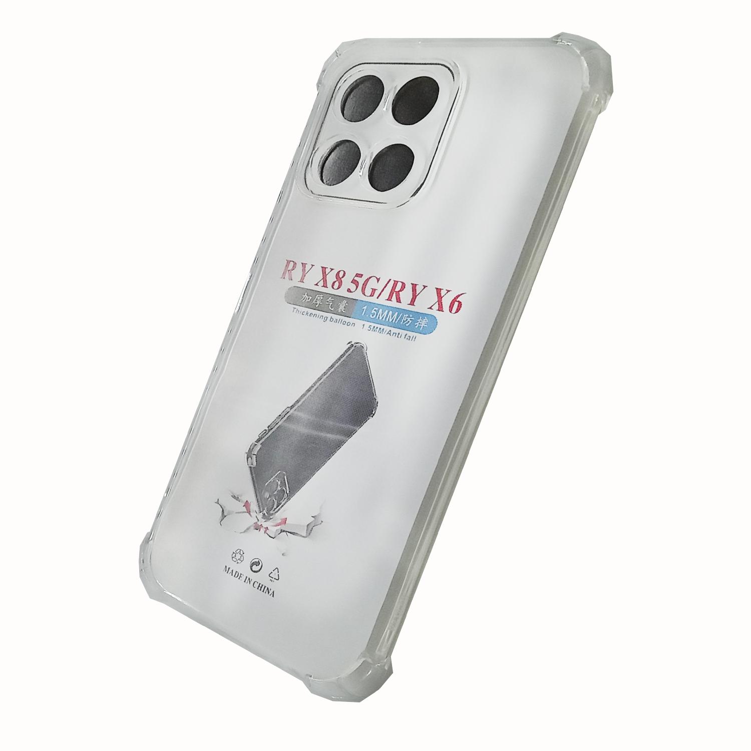 Чехол  телефона Huawei Honor X6 VNE-LX1 силикон прозрачный