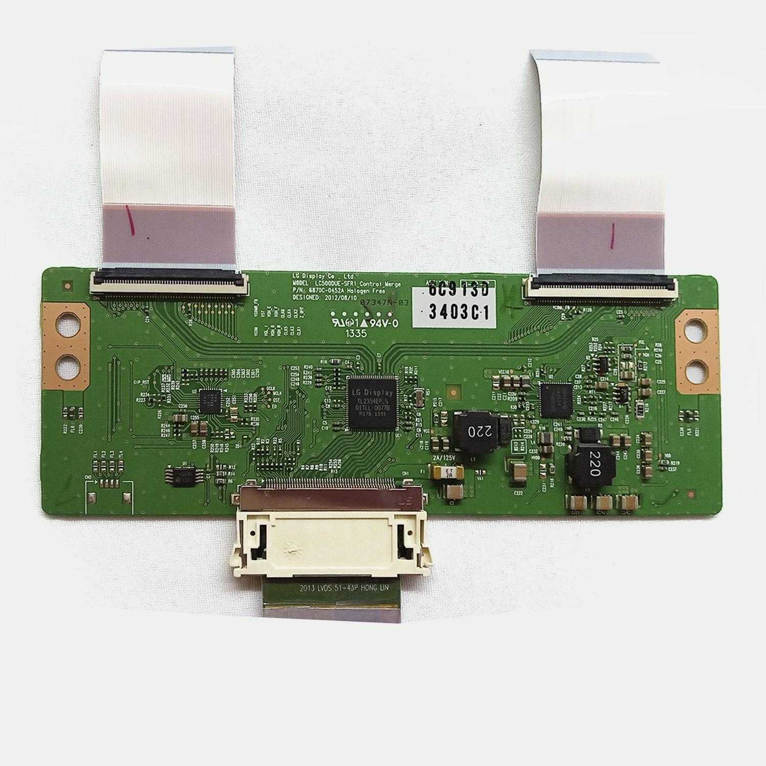 Плата T-Con LC5000DUE-SFR1 6870C-0452A телевизора LG 50LA620V б/у