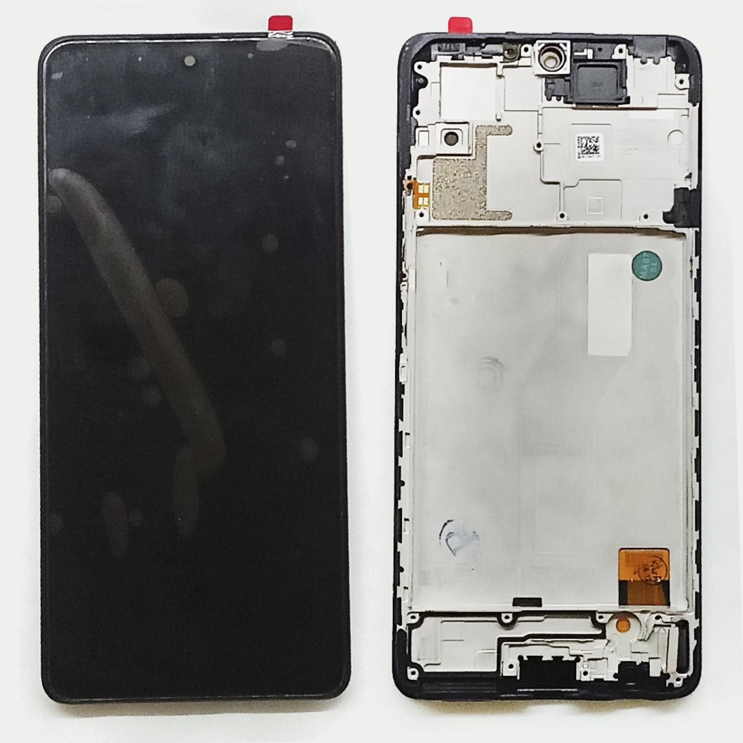 Модуль телефона Xiaomi redmi Note 10 Pro (дисплей+тачскрин) на раме Amoled черный