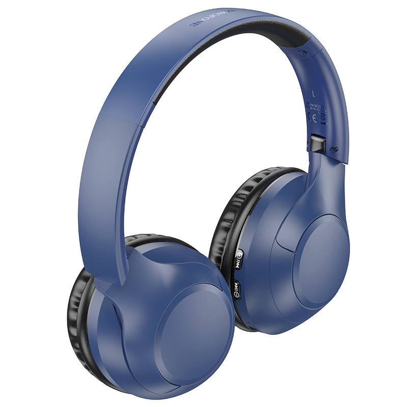 Наушники беспроводные BOROFONE BO23 Glamour wireless headset Bluetooth (синий)
