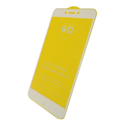 Защитное стекло телефона Xiaomi Redmi 4X 9D (тех упак) белое
