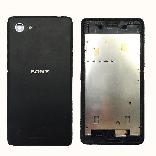 Корпус телефона Sony E3 D2203 черный оригинал б/у