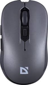 Беспроводная мышь Defender Gassa MM-105 (серый) (5кн+кол/кн), 6D, 800-1600dpi, бесшум
