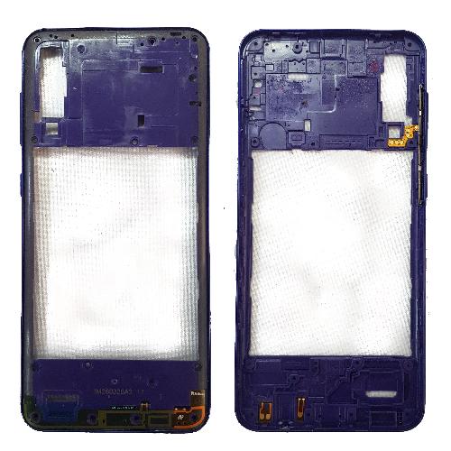 Корпус телефона Samsung A307F Galaxy A30S средняя часть фиолетовая