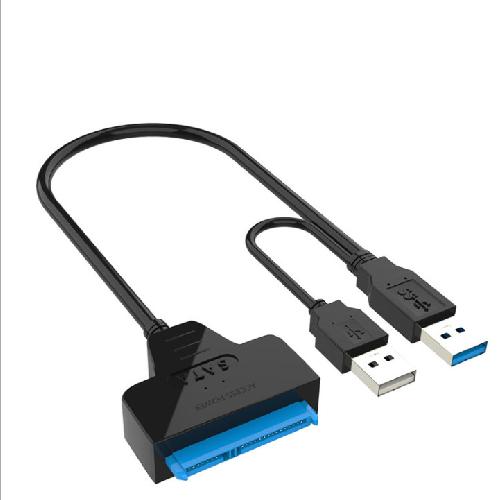 Переходник USB3.0 для жесткого диска 2.5", SSD с портом питания 3,5