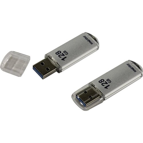 Flash USB 3.0 128Gb SmartBuy V-Cut серебро SB128GBVC-S3
