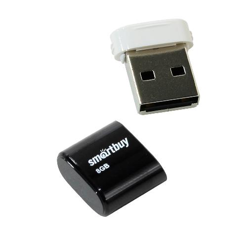 Flash USB 8Gb  Smart Buy LARA черный