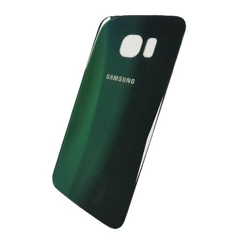 Задняя крышка телефона Samsung G925 Galaxy S6 Edge (оригинал) зеленый б/у